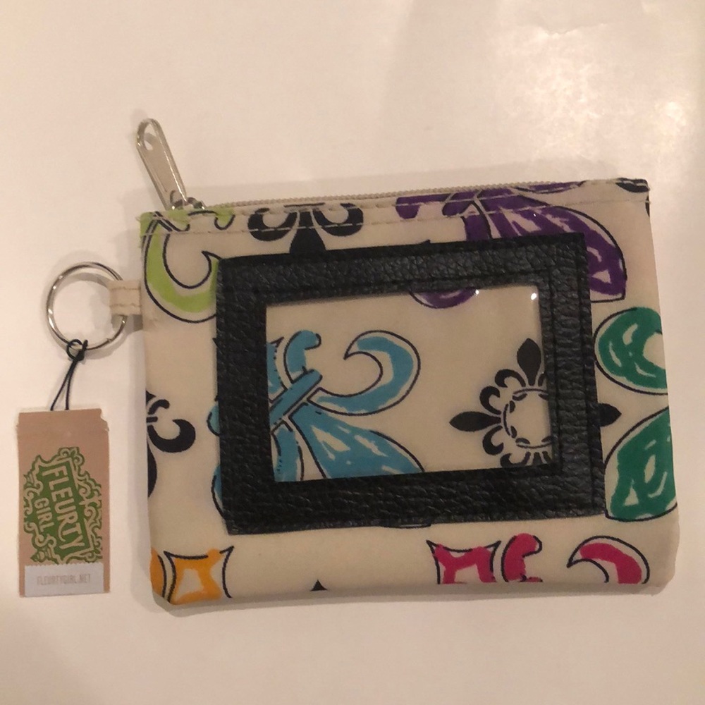 Fleurty Girl Keyring ID Wallet
